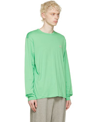 T-shirt à manche longue vert menthe Acne Studios