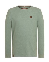 T-shirt à manche longue vert menthe Naketano