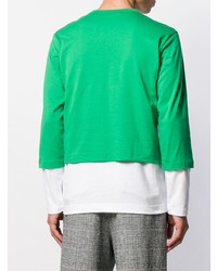 T-shirt à manche longue vert Comme Des Garcons SHIRT