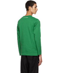 T-shirt à manche longue vert Comme Des Garcons SHIRT