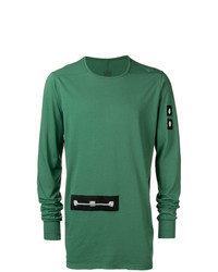 T-shirt à manche longue vert Rick Owens DRKSHDW