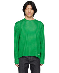 T-shirt à manche longue vert Sunnei