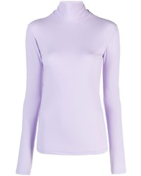 T-shirt à manche longue violet clair Botter