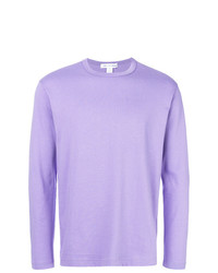 T-shirt à manche longue violet clair Comme Des Garcons SHIRT