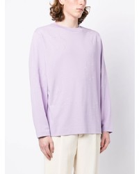 T-shirt à manche longue violet clair Simone Rocha