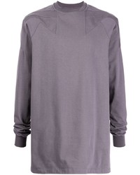 T-shirt à manche longue violet clair Rick Owens