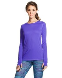 T-shirt à manche longue violet