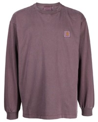 T-shirt à manche longue violet Carhartt WIP