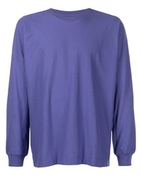 T-shirt à manche longue violet Homme Plissé Issey Miyake