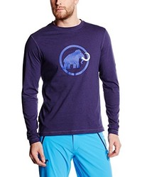 T-shirt à manche longue violet Mammut