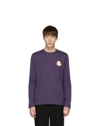 T-shirt à manche longue violet Moncler