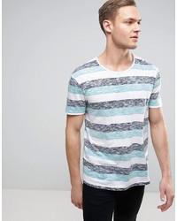 T-shirt à rayures horizontales bleu clair Esprit