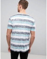 T-shirt à rayures horizontales bleu clair Esprit