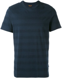 T-shirt à rayures horizontales bleu marine Barbour