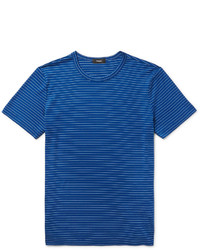 T-shirt à rayures horizontales bleu Theory
