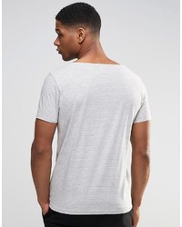 T-shirt à rayures horizontales gris Asos