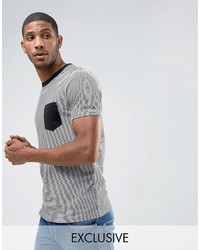 T-shirt à rayures horizontales gris Jack and Jones