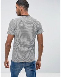 T-shirt à rayures horizontales gris Jack and Jones