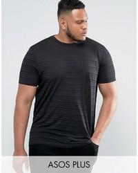 T-shirt à rayures horizontales noir Asos