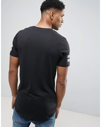 T-shirt à rayures horizontales noir Jack and Jones