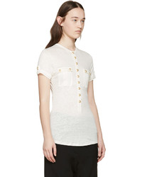 T-shirt beige Balmain