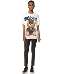 T-shirt blanc Moschino