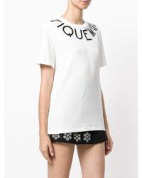 T-shirt blanc Moschino