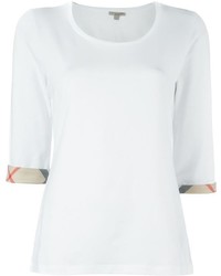 T-shirt blanc Burberry