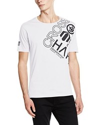 T-shirt blanc Crosshatch