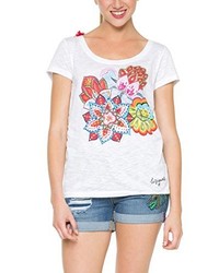 T-shirt blanc Desigual