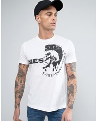 T-shirt blanc Diesel