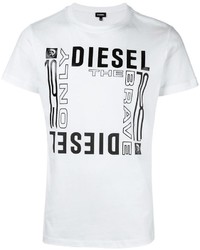 T-shirt blanc Diesel