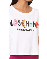 T-shirt blanc Moschino