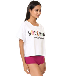 T-shirt blanc Moschino