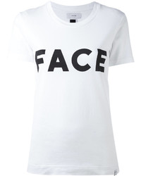 T-shirt blanc Facetasm