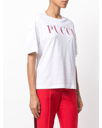 T-shirt blanc Emilio Pucci