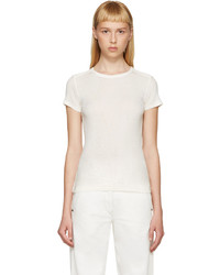 T-shirt blanc Helmut Lang