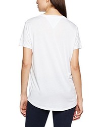 T-shirt blanc Hilfiger Denim