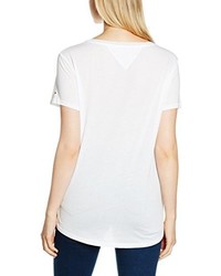 T-shirt blanc Hilfiger Denim