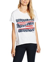 T-shirt blanc Hilfiger Denim