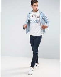 T-shirt blanc Jack and Jones