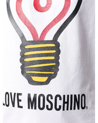 T-shirt blanc Love Moschino