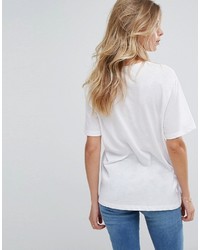 T-shirt blanc Mango