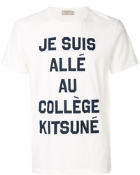 T-shirt blanc MAISON KITSUNÉ