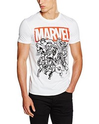 T-shirt blanc Marvel