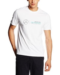 T-shirt blanc Mercedes