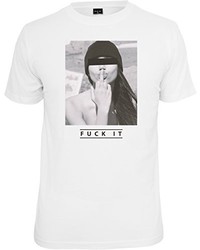 T-shirt blanc Mister Tee