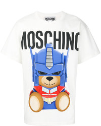 T-shirt blanc Moschino