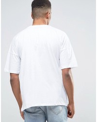 T-shirt blanc Pull&Bear