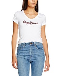 T-shirt blanc Pepe Jeans